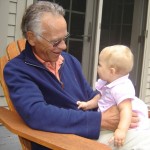 Mallory with Great Uncle Nick ~ Walloon Lake ~ 19-Aug-07